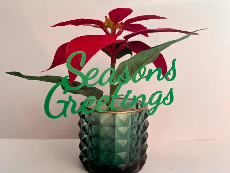 Season's Greetings topper
