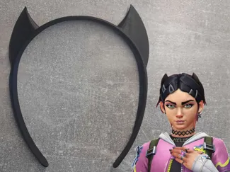 Valorant Clove cosplay horns