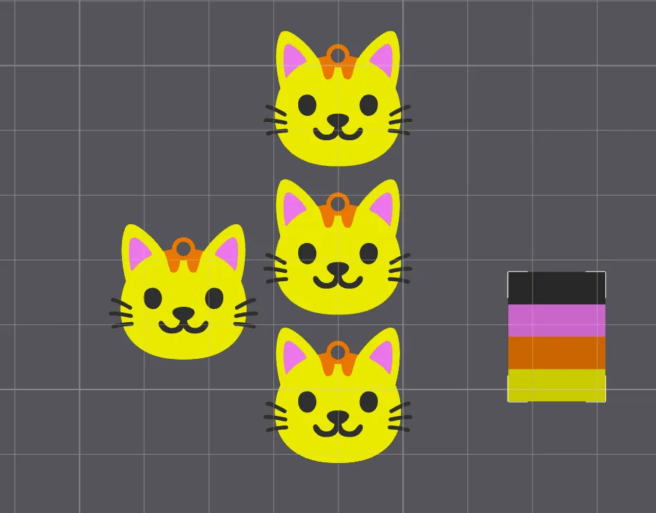 Pendientes Gato sonriente Emoji view 3