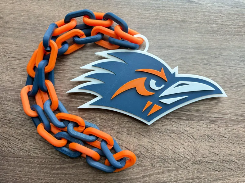 UTSA Roadrunners Logo Necklace Hype Chain