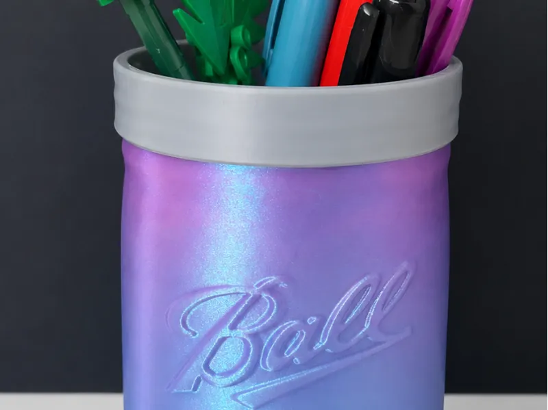 Ball Mason Jar Vase - Pen Holder
