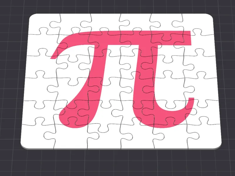 Pi Jigsaw Puzzle