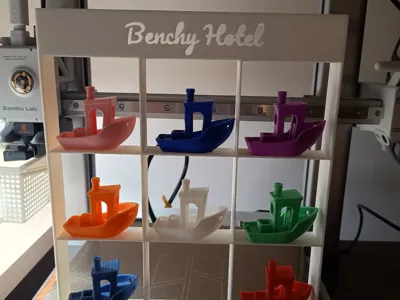 Benchy Hotel (stores 9 benchy boats)