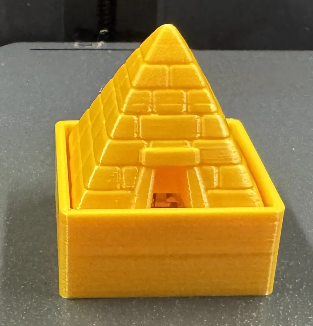 Pyramid Clock Clicker Egyptian Pyramid Clicker Fidget - Free 3D Print Model - MakerWorld