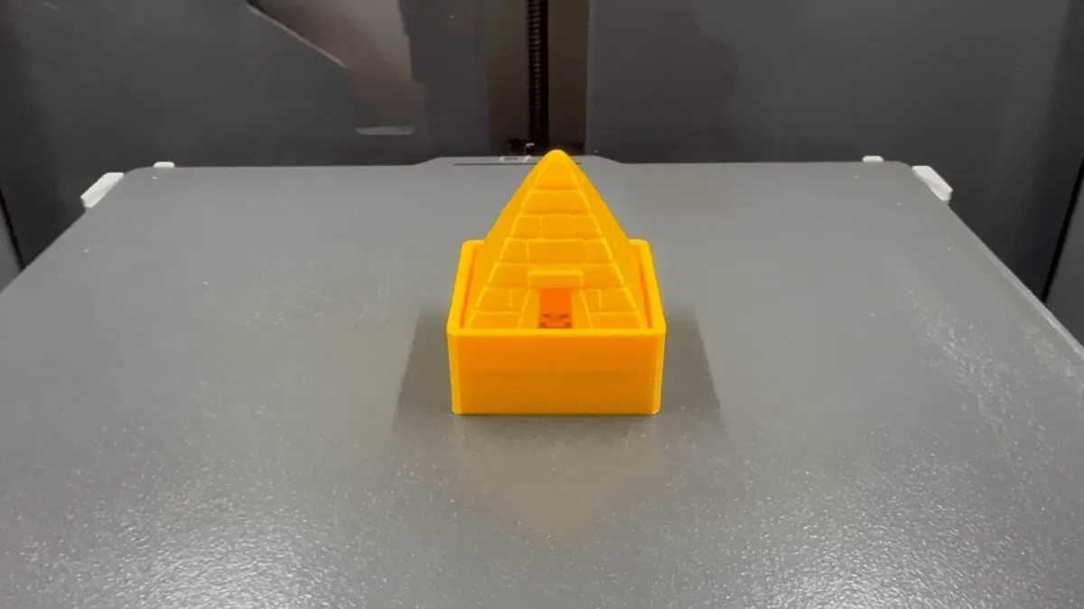 Pyramid Clock Clicker Egyptian Pyramid Clicker Fidget - Free 3D Print Model - MakerWorld