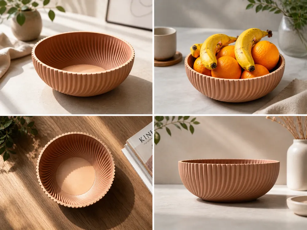 Spiral Design Bowl - Free 3D Print Model - MakerWorld