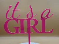 Topper de gâteau It's a Girl — photo 2