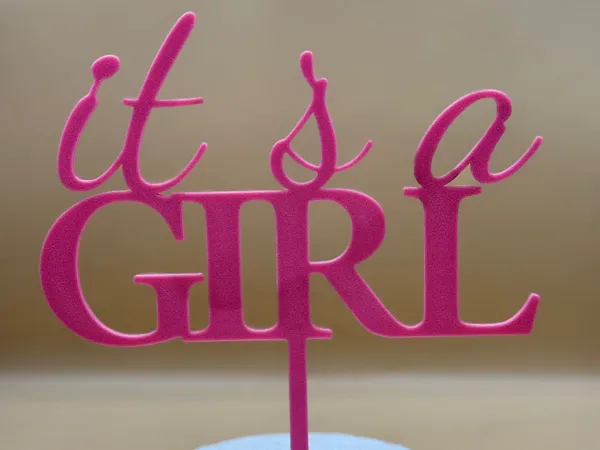 Topper de gâteau It's a Girl