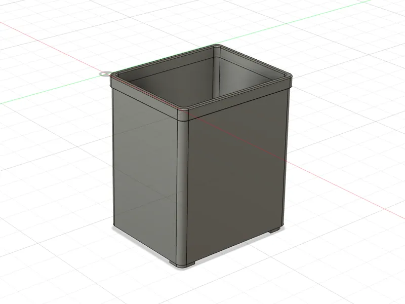 Center container box for Sortiner