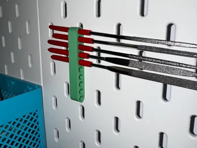 HORIZONTAL HOLDER FOR 10 SMALL FILES - IKEA SKADIS