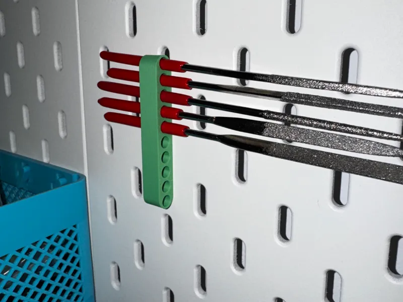 HORIZONTAL HOLDER FOR 10 SMALL FILES - IKEA SKADIS