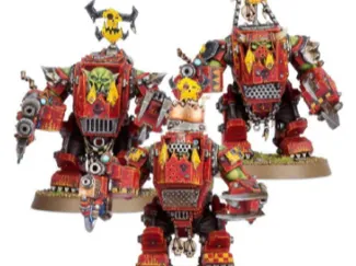 3 Orks in Armor