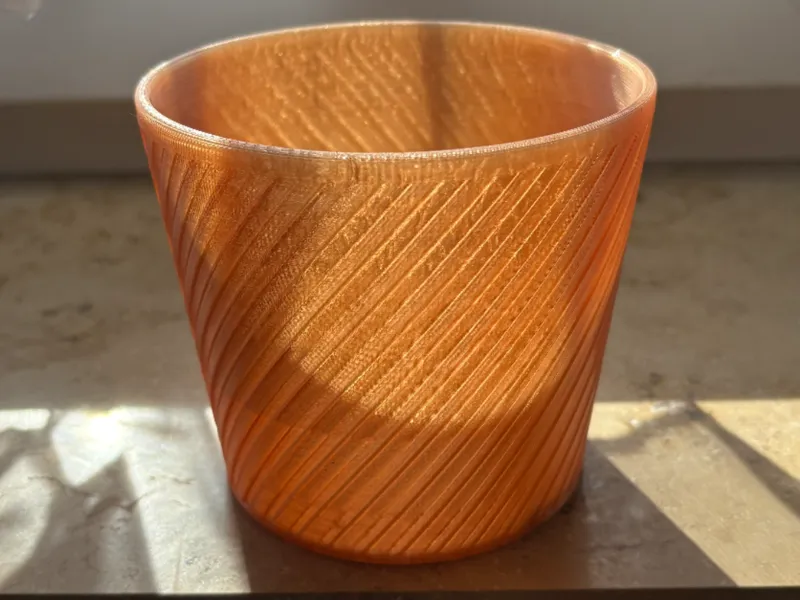 Tranclucent PETG Planter
