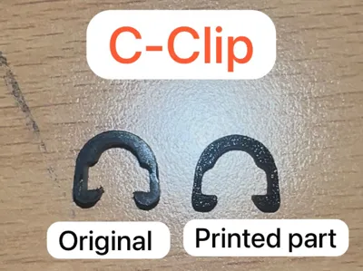C-clip Bowden tube frame mount