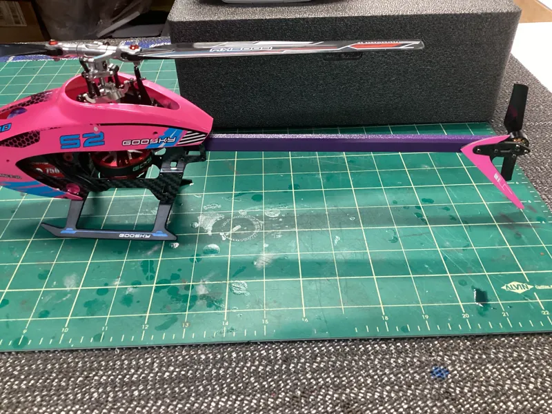 Goosky s2 tail boom