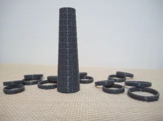 Finger and jewel rings measuring tool fingermeter