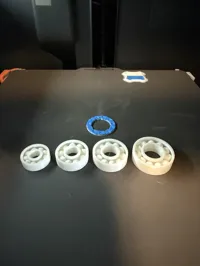 PETG interface layer with painted supports, solid balls