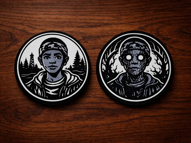 Stranger Things: Reversible Coaster Lucas