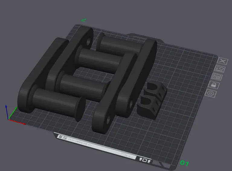 Filament Guide Rail Filament Guide Rail for AMS / Drybox IKEA PAX - Free 3D Print Model ...