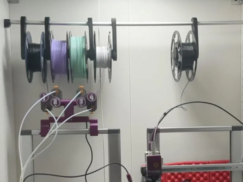 Filament Guide Rail for AMS / Drybox IKEA PAX