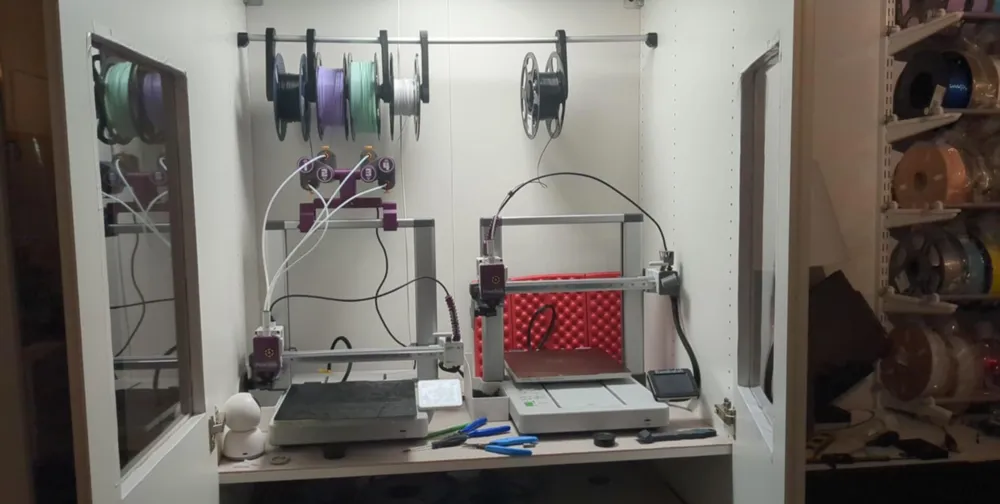 Filament Guide Rail Filament Guide Rail for AMS / Drybox IKEA PAX - Free 3D Print Model ...