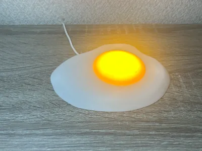 Table lamp_Fried Egg