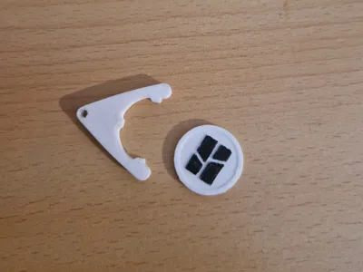 Bambulab Retractable Cart Token Keychain