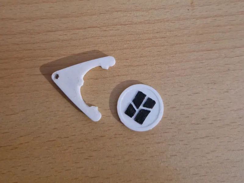 Bambulab Retractable Cart Token Keychain