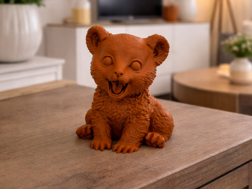 Figurine bébé ourson