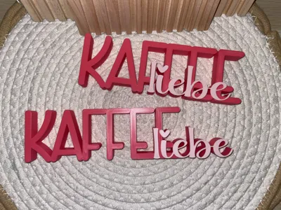 Lettering Coffee Love