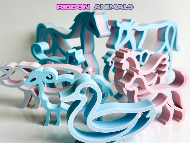 Ribbon Animals Series