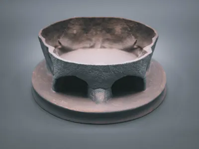 Sliced Skull Bowl