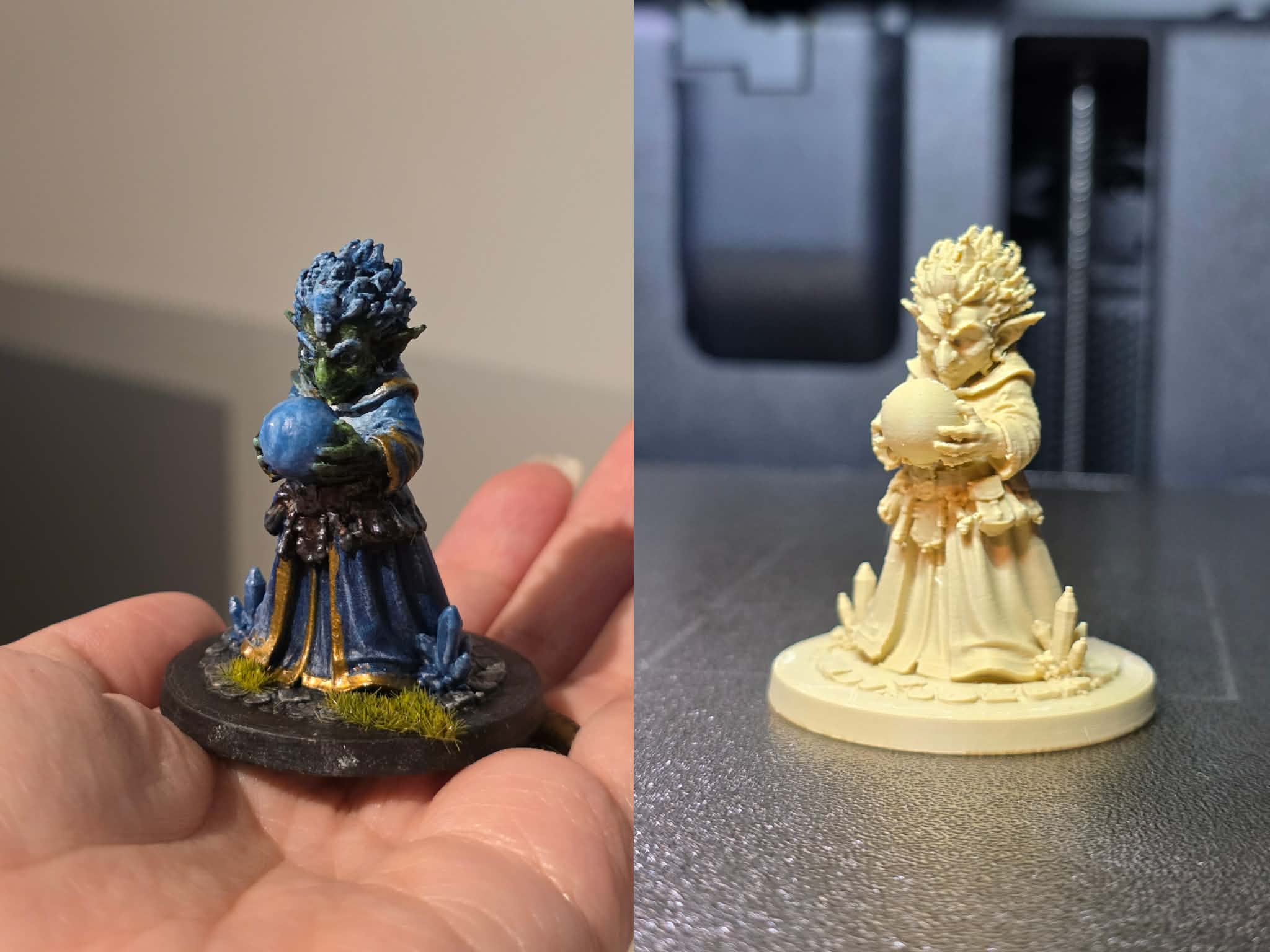 Figura decorativa: Bubbles – Gnome Sorcerer | D&D & RPG Miniature — vista de referencia 4