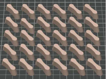 Apoio para pegar molde de biscoito
