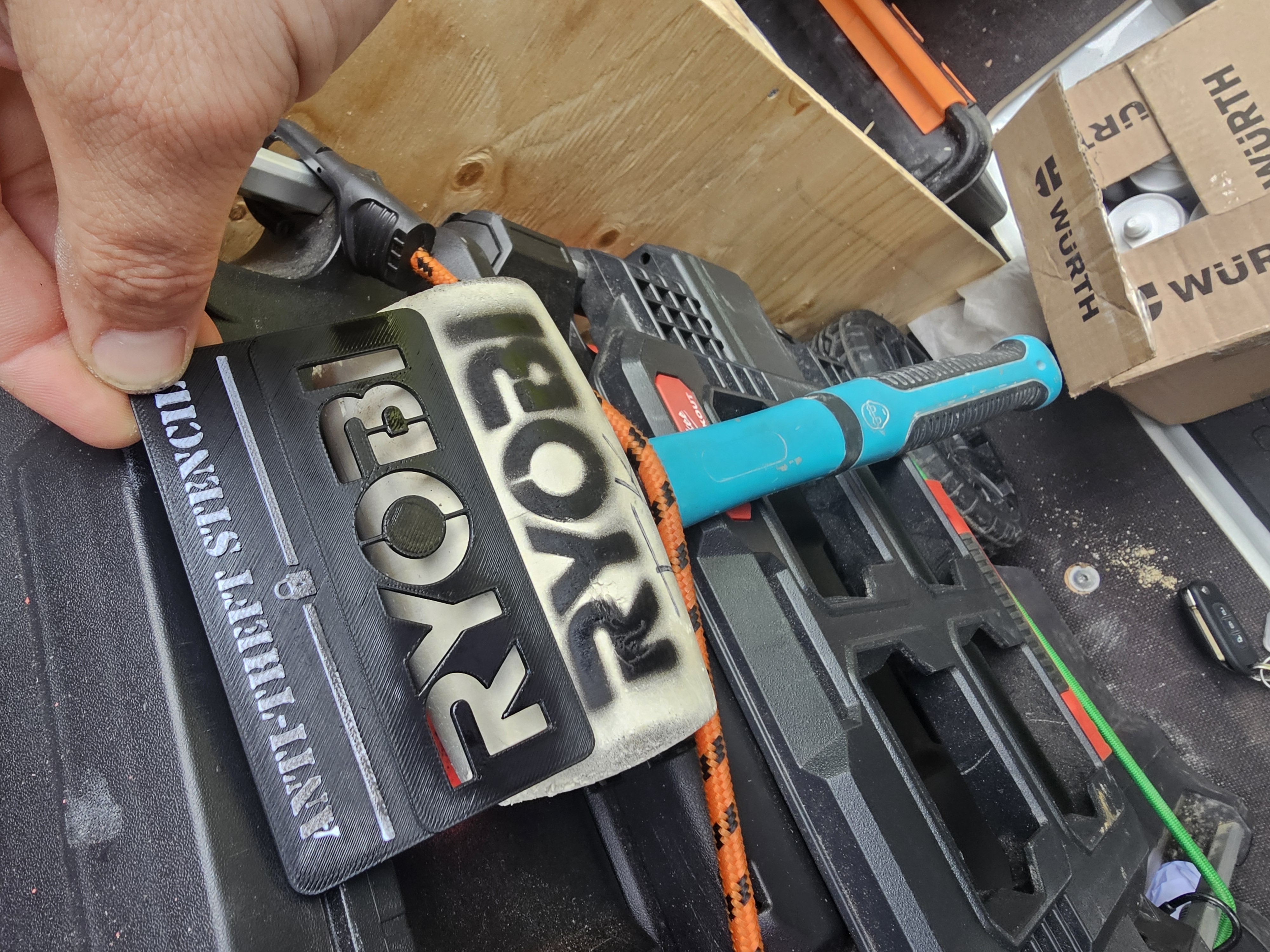 Miniatura 2 do modelo 3D Anti-Theft Stencil