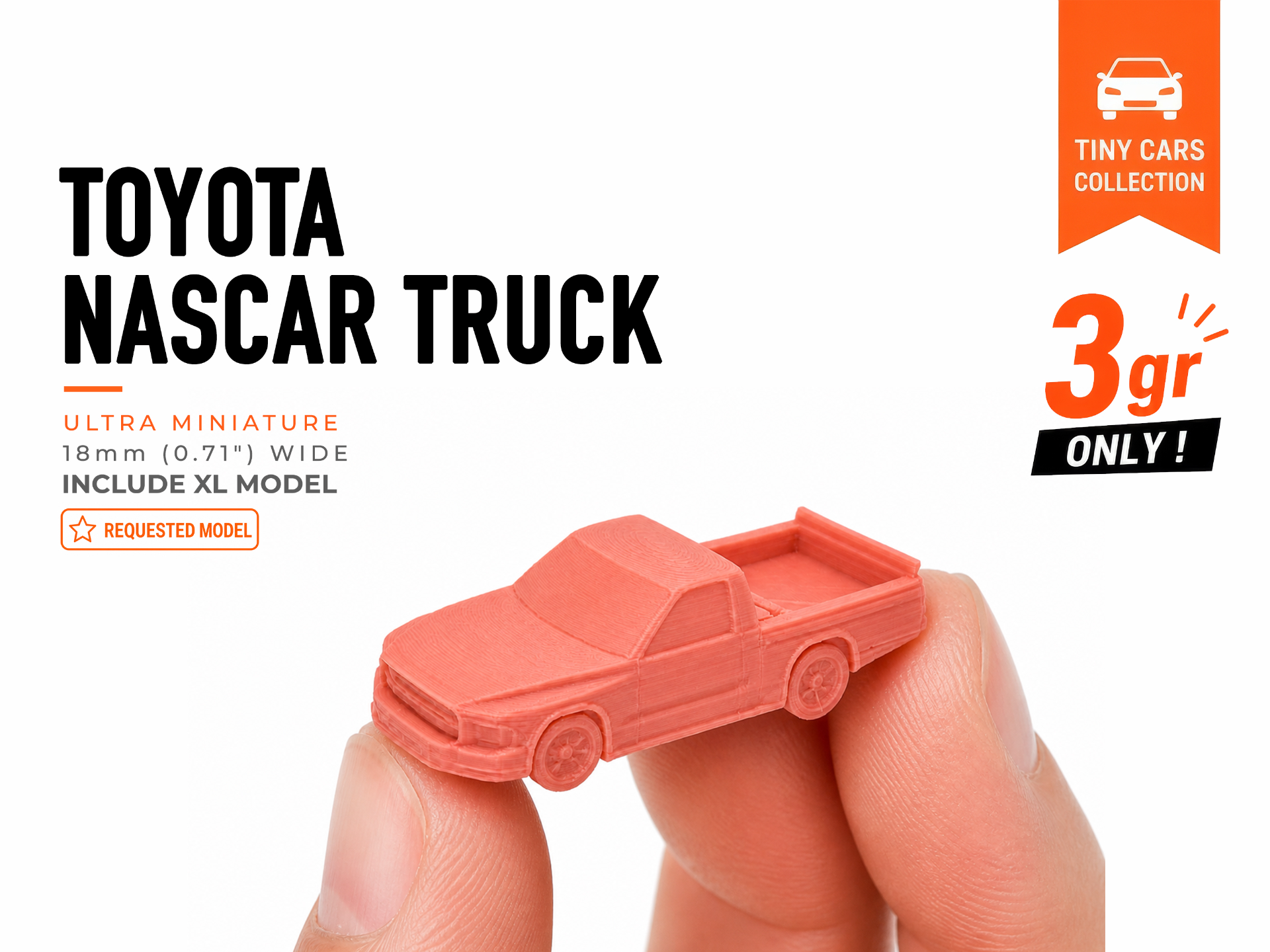 Tiny Toyota NASCAR Truck - Mini Cars Series
