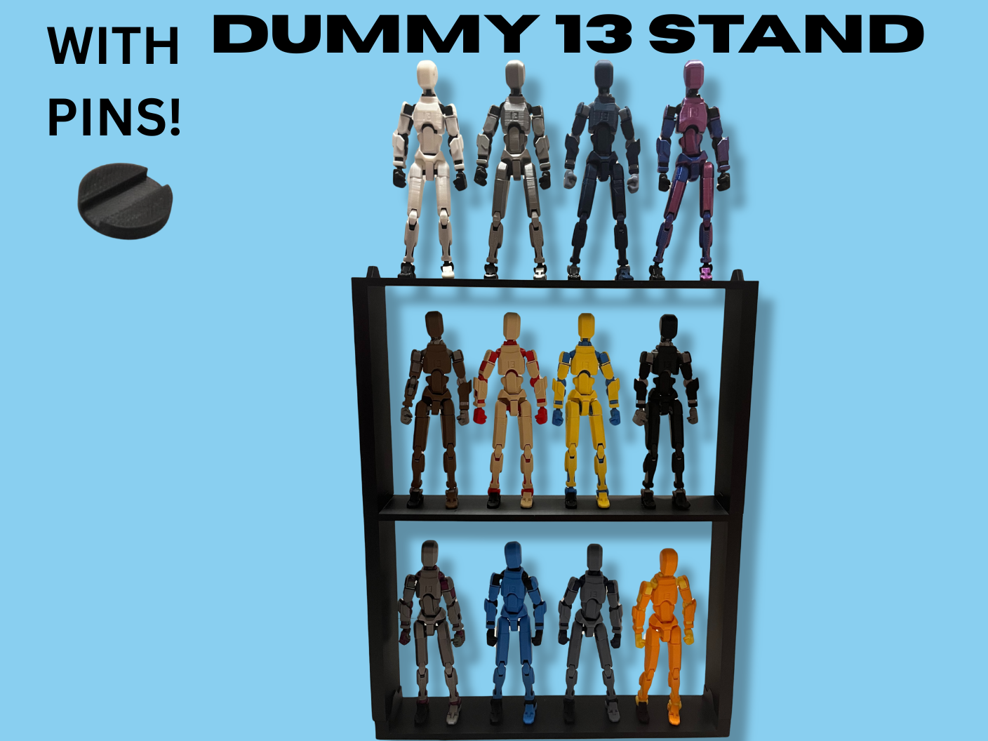 Dummy 13 Stackable stand 