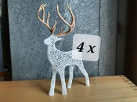 Renne de Noël ajouré (style Voronoï) — photo 10