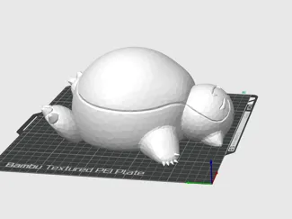 Snorelax Low Poly Fan Art Pokemon