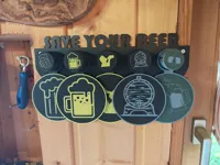 Bierdeckel Halter - 5 Designs