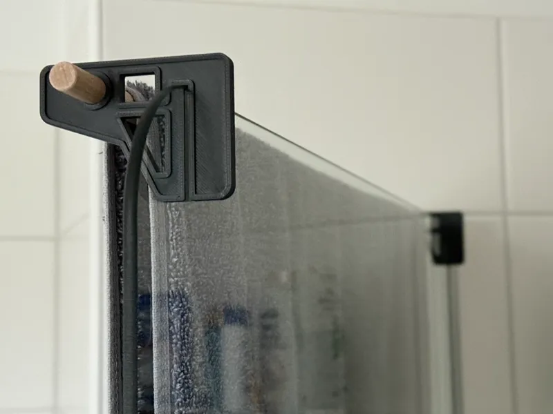 Vorrichtung für Duschwandhandtuchhalter