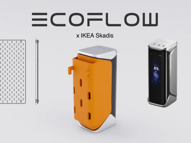 Ecoflow Rapid Pro x Ikea Skadis