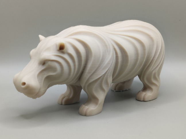 Abstract  sculptural Hippo figurine