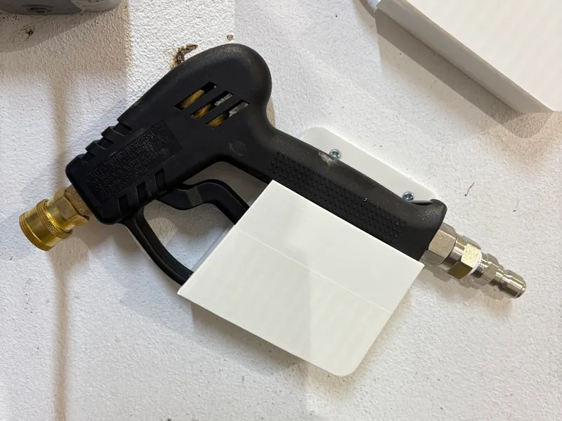 Short Pressure Washer Gun Holder