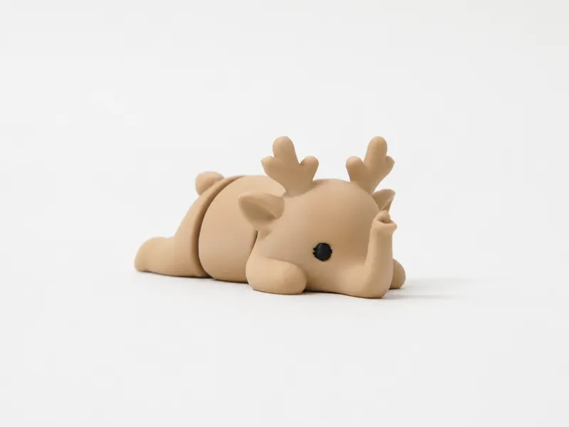 MIX-004 Articulated Elephant × Deer Keychain