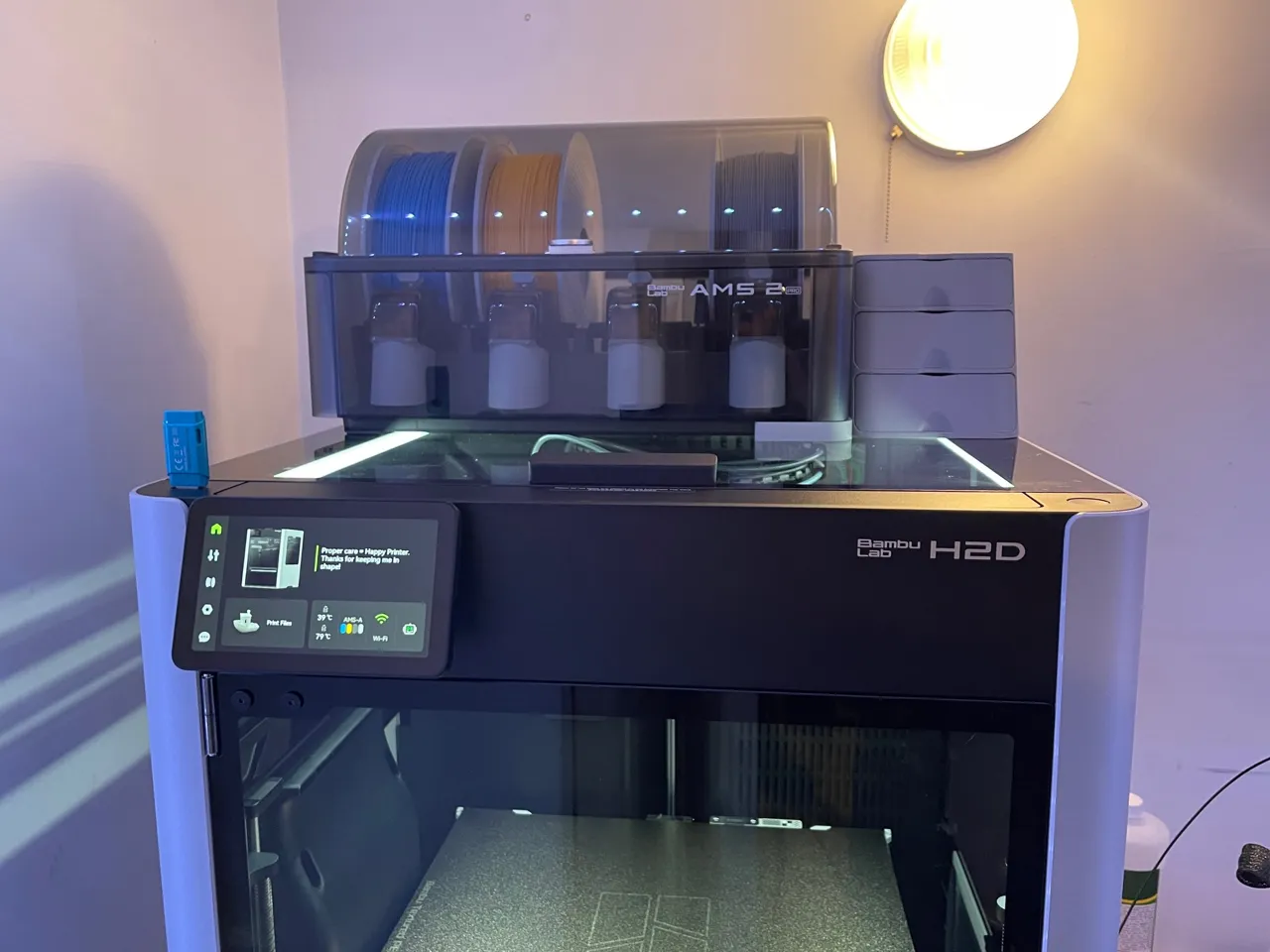 H2 Series Top Drawers AMS side Drawers H2S/H2D/H2C view 3