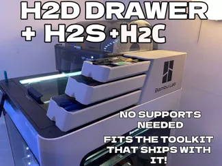 H2 Series Top Drawers AMS side Drawers H2S/H2D/H2C