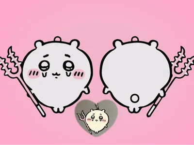 Small and cute little critter FIGHT Keychain 