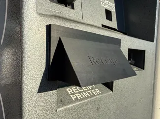 WeatherShield Receipt Slot Hood for Outdoor Kiosks