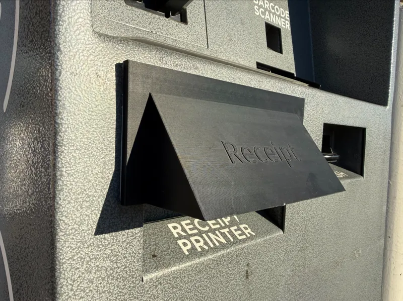 WeatherShield Receipt Slot Hood for Outdoor Kiosks